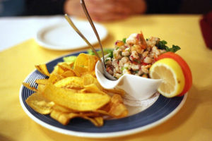 Nicaraguan Ceviche With Chips